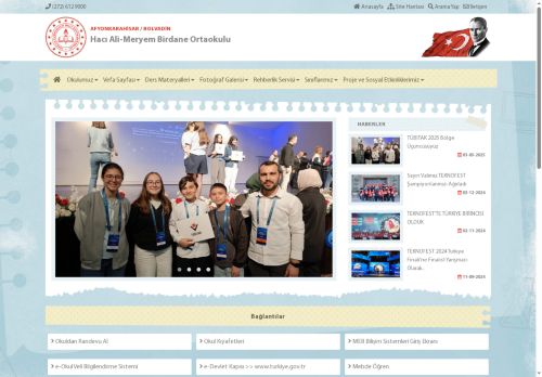 AFYONKARAHİSAR / BOLVADİN - Hacı Ali-Meryem Birdane Ortaokulu