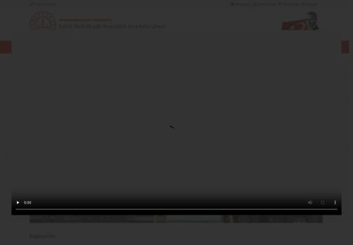 AFYONKARAHİSAR / BOLVADİN - Ş?ehit Abdülkadir Kocatürk Anadolu Lisesi