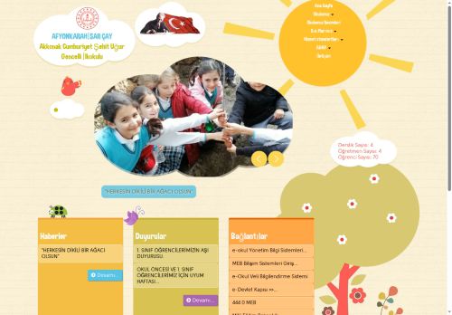 AFYONKARAHİSAR / ÇAY - Akkonak Cumhuriyet Ş?ehit Uğur Gencelli İlkokulu