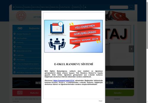 AFYONKARAHİSAR / ÇAY - Çay Gevher Nesibe Mesleki ve Teknik Anadolu Lisesi