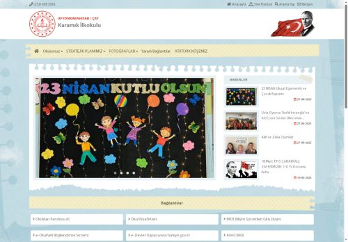 AFYONKARAHİSAR / ÇAY - Karamık İlkokulu