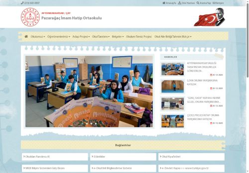 AFYONKARAHİSAR / ÇAY - Pazarağaç İmam Hatip Ortaokulu