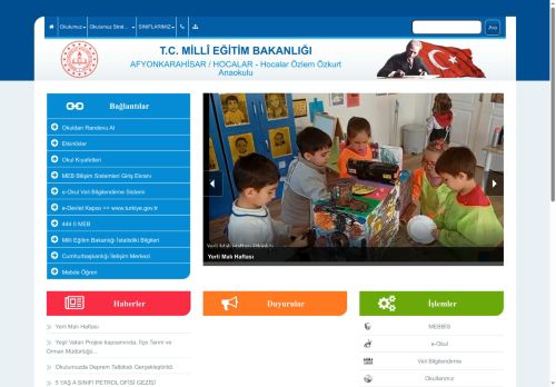 AFYONKARAHİSAR / HOCALAR - Hocalar Özlem Özkurt Anaokulu