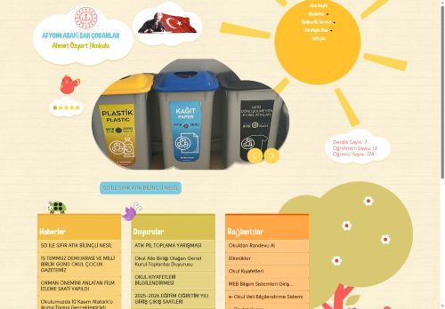 AFYONKARAHİSAR / ÇOBANLAR - Ahmet Özyurt İlkokulu