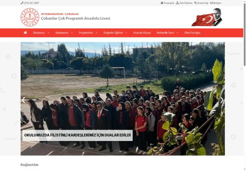 AFYONKARAHİSAR / ÇOBANLAR - Çobanlar Çok Programlı Anadolu Lisesi