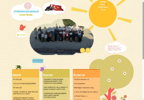 AFYONKARAHİSAR / ÇOBANLAR - Kocaöz İlkokulu