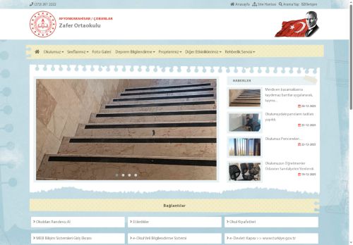 AFYONKARAHİSAR / ÇOBANLAR - Zafer Ortaokulu