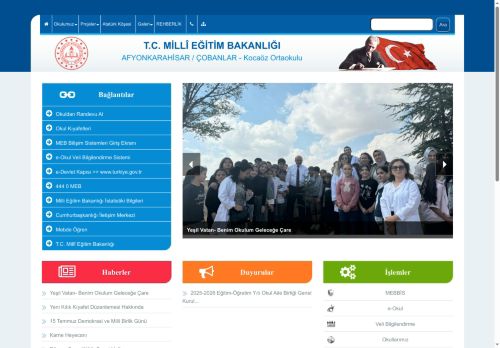 AFYONKARAHİSAR / ÇOBANLAR - Kocaöz Ortaokulu