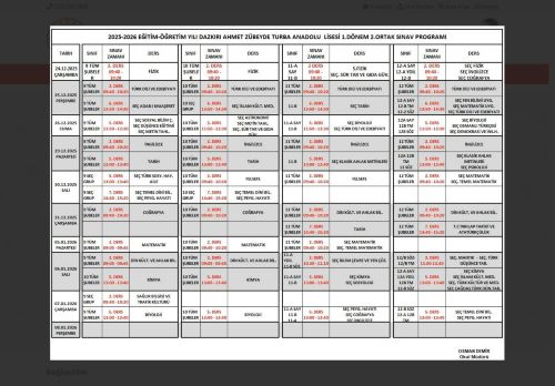 AFYONKARAHİSAR / DAZKIRI - Dazkırı Ahmet-Zübeyde Turba Anadolu Lisesi
