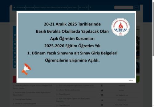 AFYONKARAHİSAR / DAZKIRI - Dazkırı Halk Eğitimi Merkezi