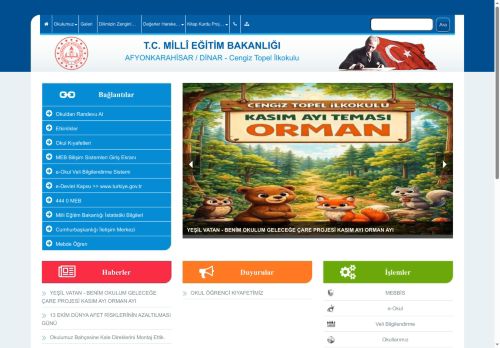 AFYONKARAHİSAR / DİNAR - Cengiz Topel İlkokulu