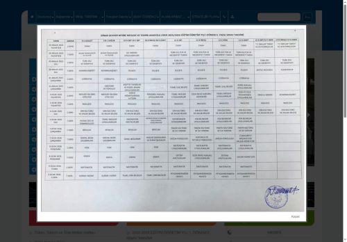 AFYONKARAHİSAR / DİNAR - Dinar Gevher Nesibe Mesleki ve Teknik Anadolu Lisesi