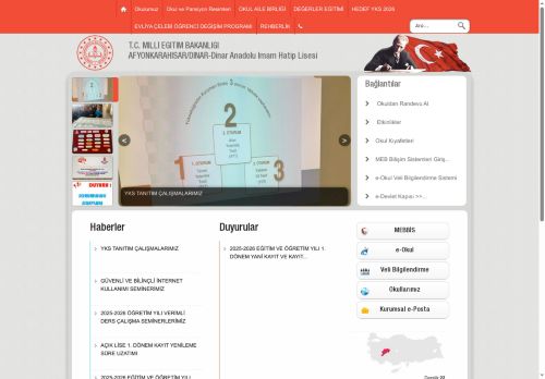 AFYONKARAHİSAR / DİNAR - Dinar Anadolu İmam Hatip Lisesi