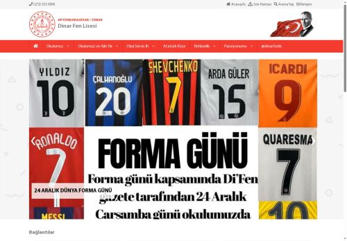 AFYONKARAHİSAR / DİNAR - Dinar Fen Lisesi