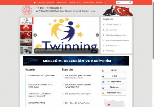 AFYONKARAHİSAR / DİNAR - Dinar Mesleki ve Teknik Anadolu Lisesi