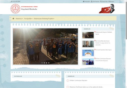 AFYONKARAHİSAR / DİNAR - Haydarlı İlkokulu