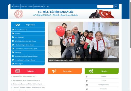 AFYONKARAHİSAR / DİNAR - Şakir Ünver İlkokulu