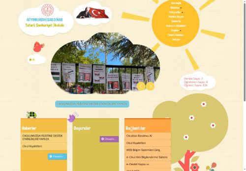 AFYONKARAHİSAR / DİNAR - Tatarlı Cumhuriyet İlkokulu