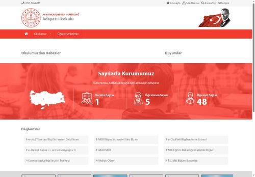 AFYONKARAHİSAR / EMİRDAĞ - Adayazı İlkokulu