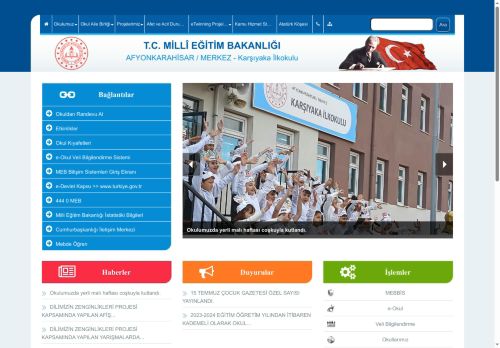 AFYONKARAHİSAR / MERKEZ - Karşıyaka İlkokulu