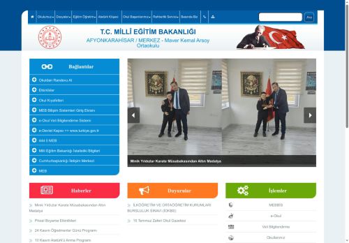 AFYONKARAHİSAR / MERKEZ - Maver Kemal Arsoy Ortaokulu