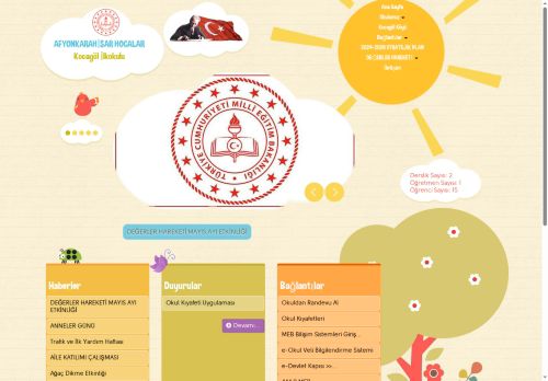 AFYONKARAHİSAR / HOCALAR - Kocagöl İlkokulu