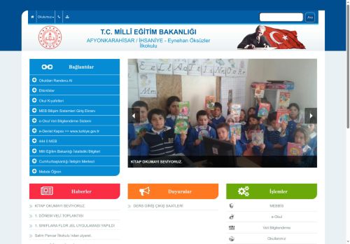 AFYONKARAHİSAR / İHSANİYE - Eynehan Öksüzler İlkokulu