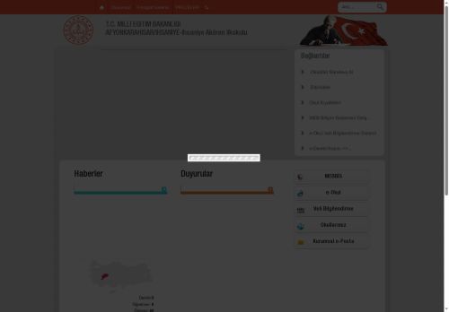 AFYONKARAHİSAR / İHSANİYE - İhsaniye Akören İlkokulu