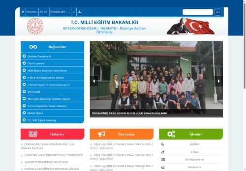 AFYONKARAHİSAR / İHSANİYE - İhsaniye Akören Ortaokulu