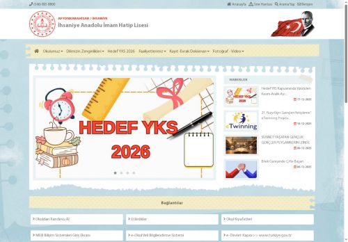 AFYONKARAHİSAR / İHSANİYE - İhsaniye Anadolu İmam Hatip Lisesi