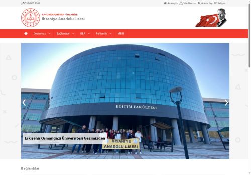 AFYONKARAHİSAR / İHSANİYE - İhsaniye Anadolu Lisesi