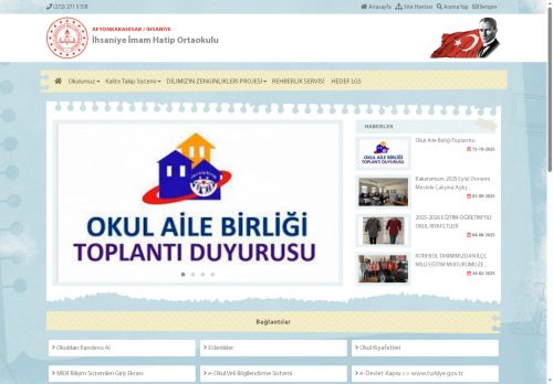 AFYONKARAHİSAR / İHSANİYE - İhsaniye İmam Hatip Ortaokulu