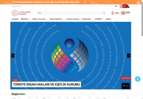 MEB AFYONKARAHİSAR - İHSANİYE İLÇE MİLLÎ EĞİTİM MÜDÜRLÜĞÜ