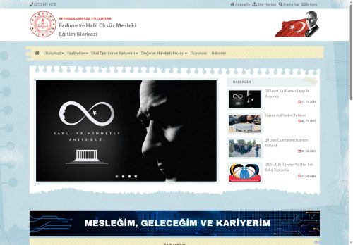 AFYONKARAHİSAR / İSCEHİSAR - Fadime ve Halil Öksüz Mesleki Eğitim Merkezi