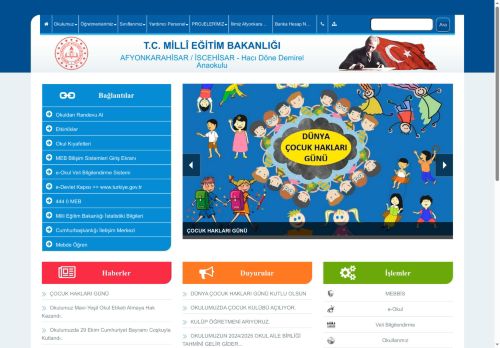 AFYONKARAHİSAR / İSCEHİSAR - Hacı Döne Demirel Anaokulu