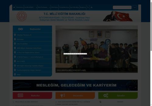 AFYONKARAHİSAR / İSCEHİSAR - İscehisar Hacı Süleyman Selek Mesleki ve Teknik Anadolu Lisesi
