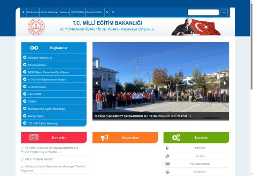 AFYONKARAHİSAR / İSCEHİSAR - Karakaya Ortaokulu