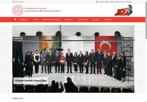 AFYONKARAHİSAR / İSCEHİSAR - Karamehmet Aliye Ana Ortaokulu