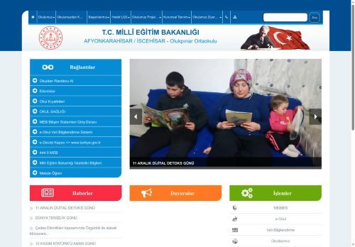 AFYONKARAHİSAR / İSCEHİSAR - Olukpınar Ortaokulu