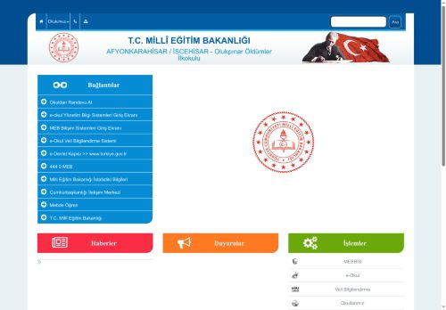 AFYONKARAHİSAR / İSCEHİSAR - Olukpınar Öldümler İlkokulu