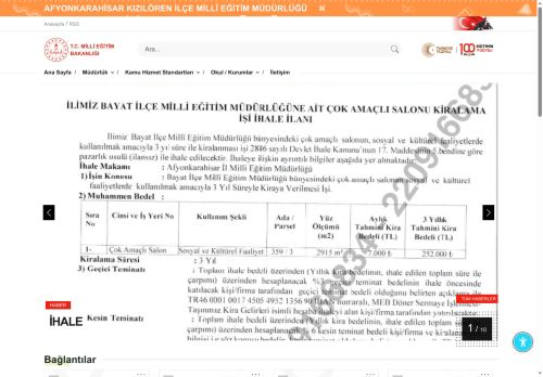 MEB AFYONKARAHİSAR - KIZILÖREN İLÇE MİLLÎ EĞİTİM MÜDÜRLÜĞÜ