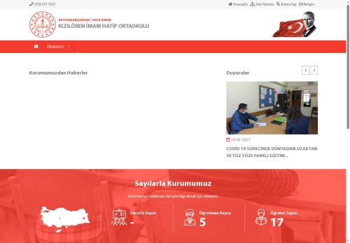 AFYONKARAHİSAR / KIZILÖREN - KIZILÖREN İMAM HATİP ORTAOKULU