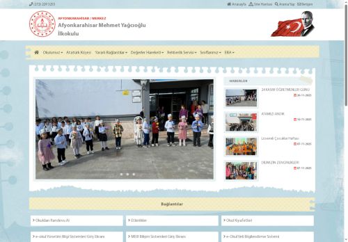 AFYONKARAHİSAR / MERKEZ - Afyonkarahisar Mehmet Yağcıoğlu İlkokulu