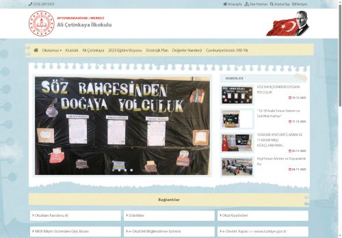AFYONKARAHİSAR / MERKEZ - Ali Çetinkaya İlkokulu