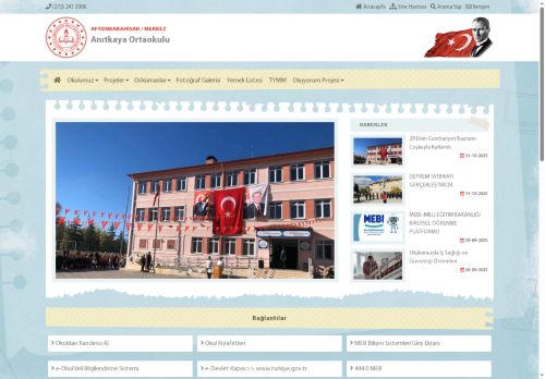 AFYONKARAHİSAR / MERKEZ - Anıtkaya Ortaokulu