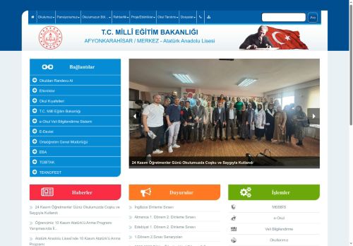 AFYONKARAHİSAR / MERKEZ - Atatürk Anadolu Lisesi