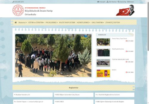 AFYONKARAHİSAR / MERKEZ - Büyükkalecik İmam Hatip Ortaokulu