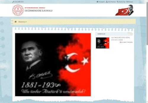 AFYONKARAHİSAR / MERKEZ - DEĞİRMENDERE İLKOKULU