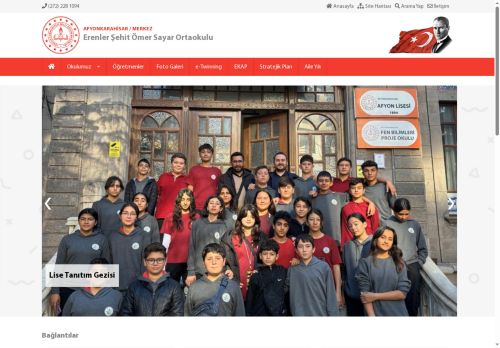 AFYONKARAHİSAR / MERKEZ - Erenler Ş?ehit Ömer Sayar Ortaokulu