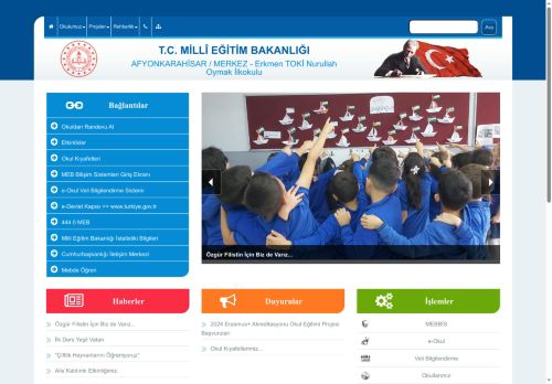 AFYONKARAHİSAR / MERKEZ - Erkmen TOKİ Nurullah Oymak İlkokulu